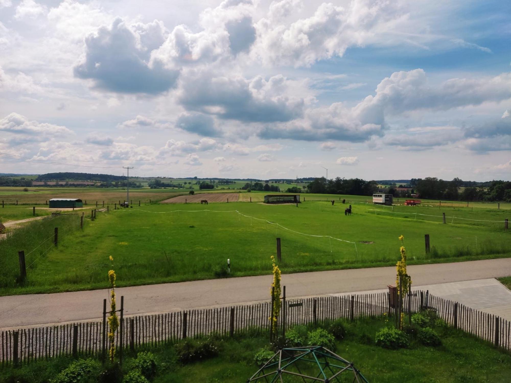 Schee Ferienwohnung Dinkelsbuehl Lohe Luaran gambar